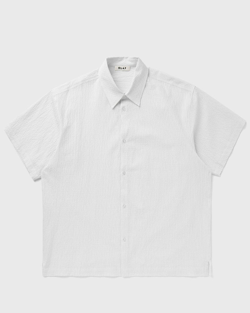 Olaf Stripe Boxy Ss Shirt White
