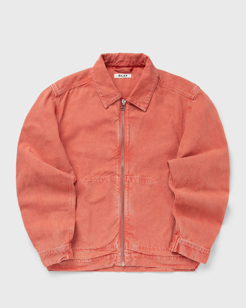 Olaf Washed Canvas Jacket Orange