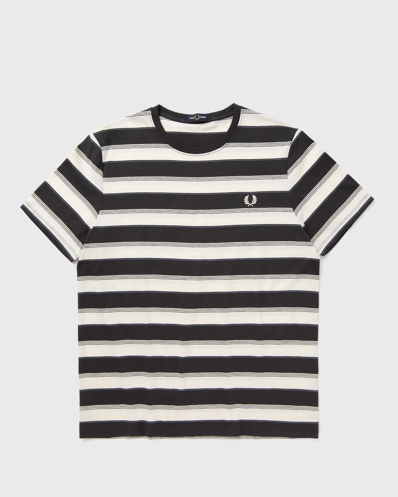 Fred Perry Fine Stripe T-Shirt Grey