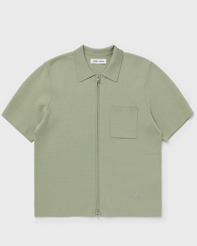 Samsøe & Samsøe Sarico Zip Shirt Ss 15825 Green