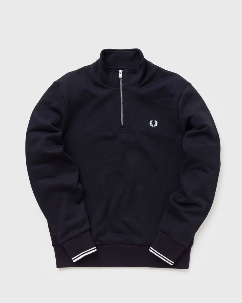Fred Perry Half Zip Sweatshirt Blue