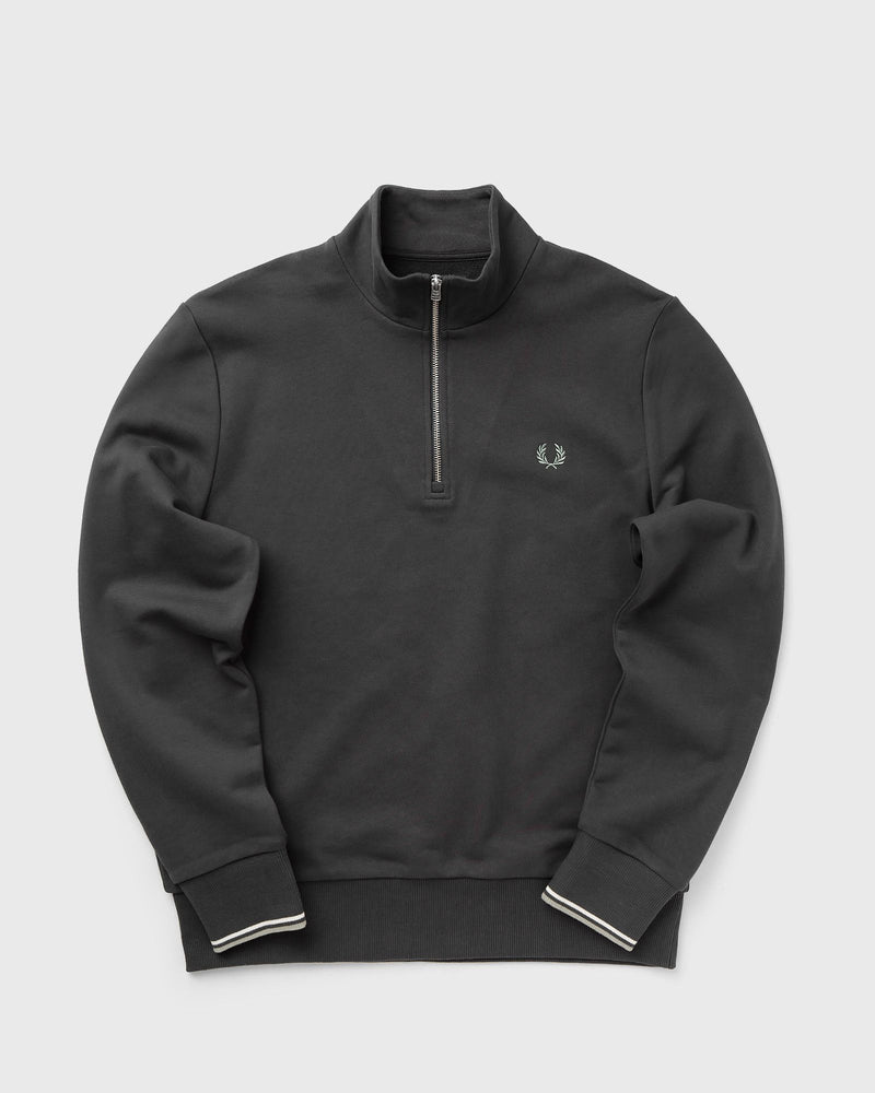 Fred Perry Half Zip Sweatshirt Grey
