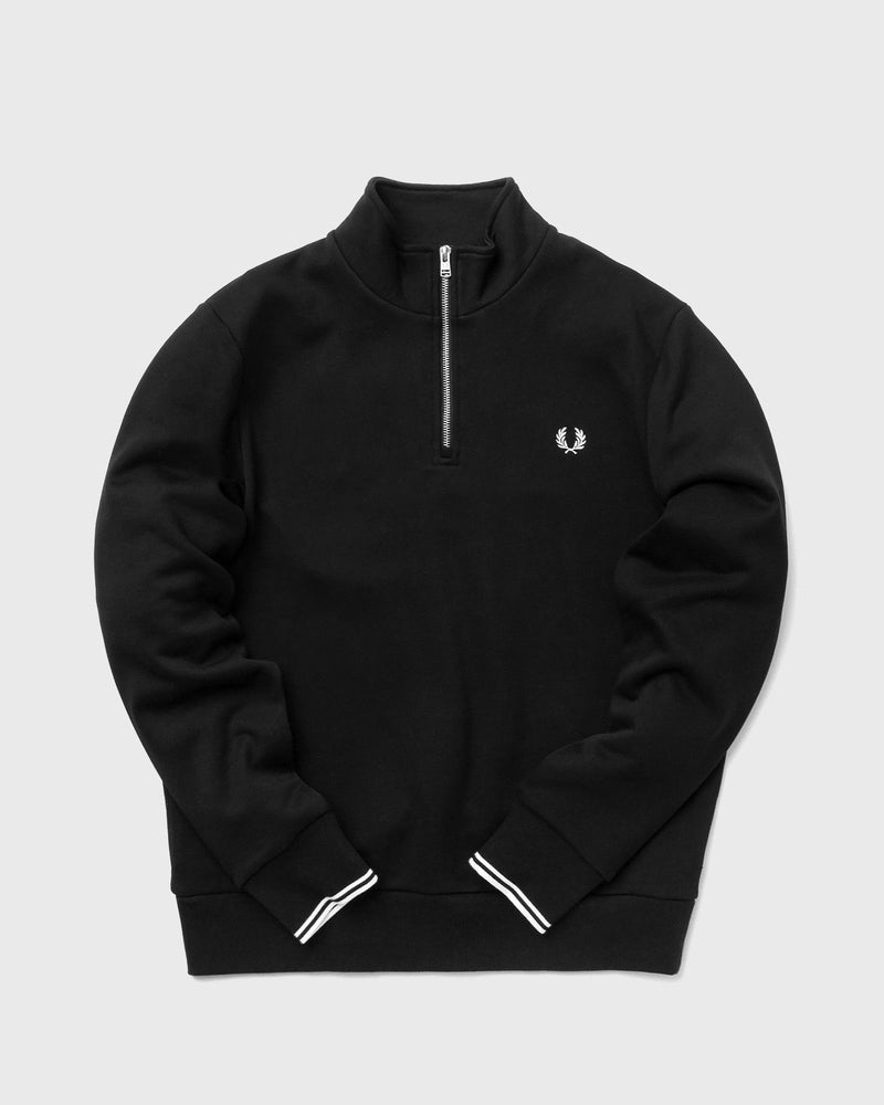Fred Perry Half Zip Sweatshirt Black
