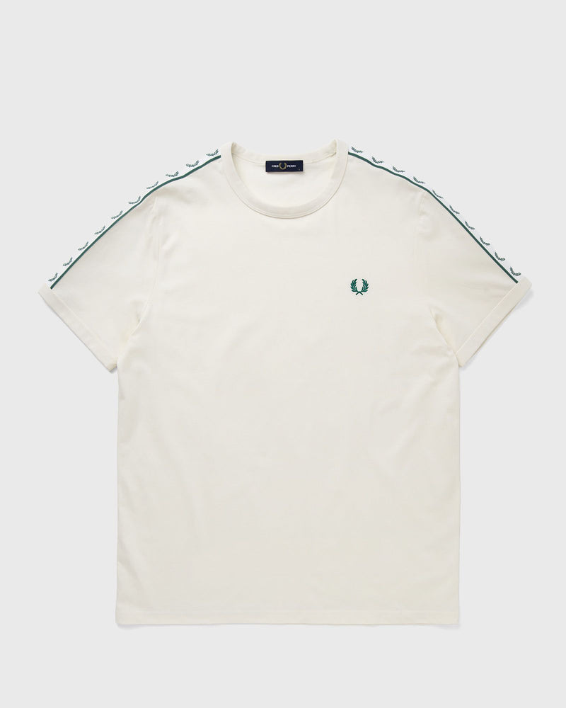 Fred Perry Contrast Tape Ringer T-Shirt White