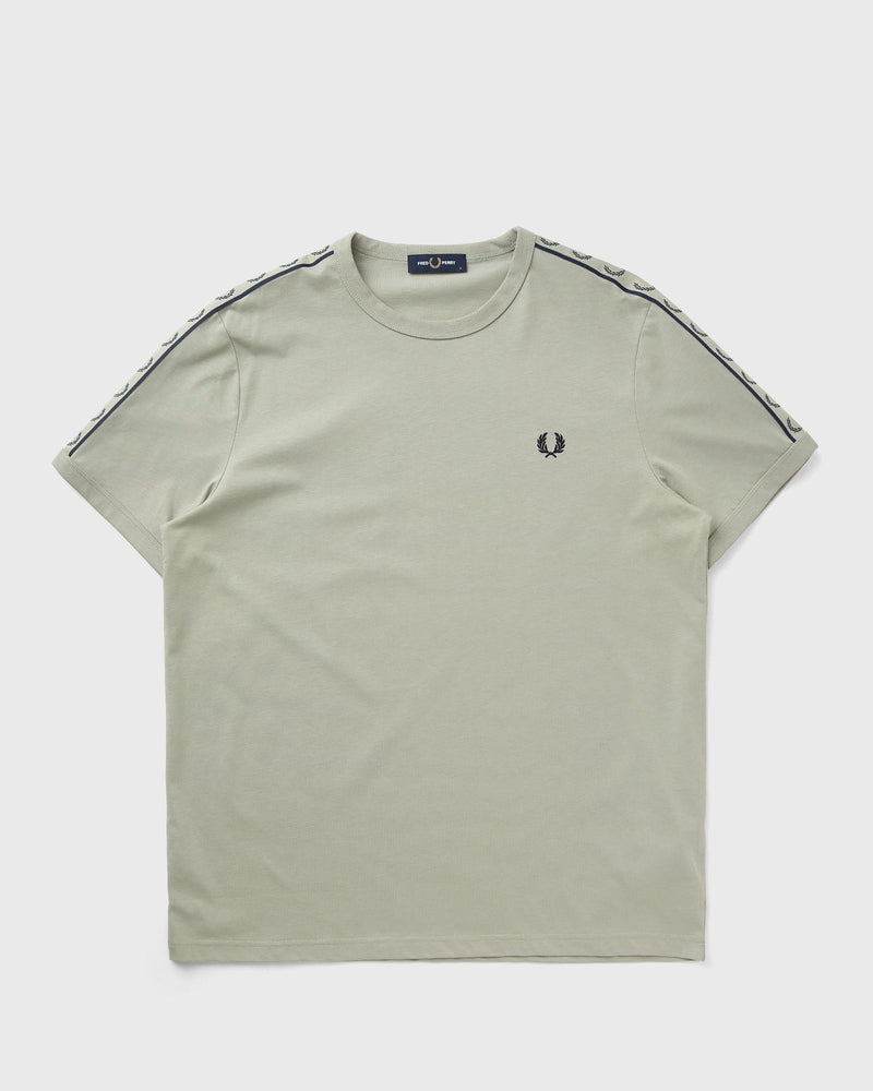 Fred Perry Contrast Tape Ringer T-Shirt Green