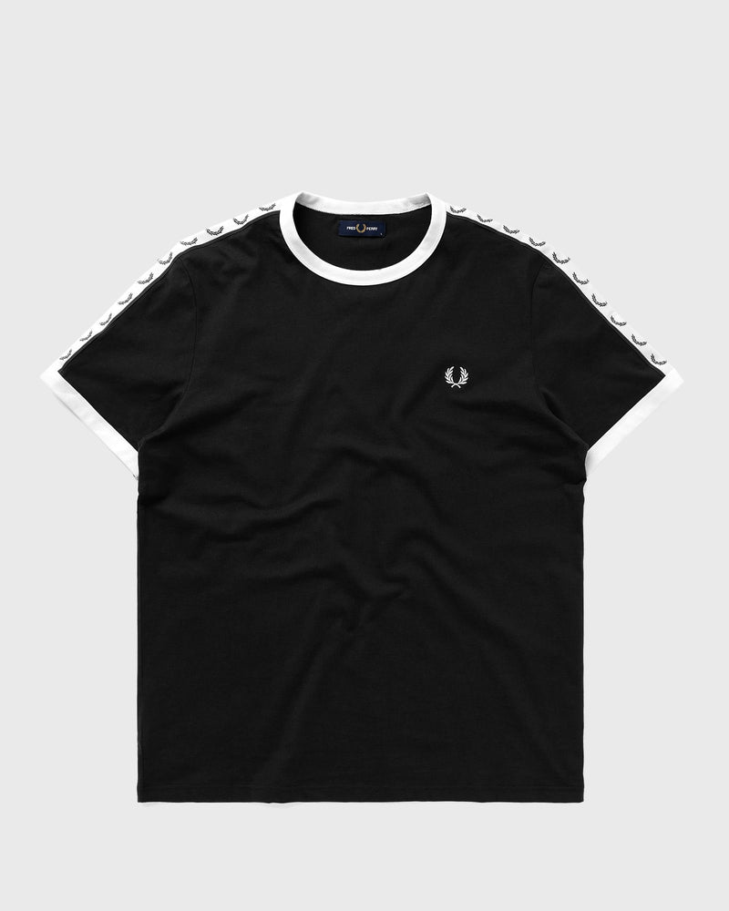 Fred Perry Taped Ringer T-Shirt Black