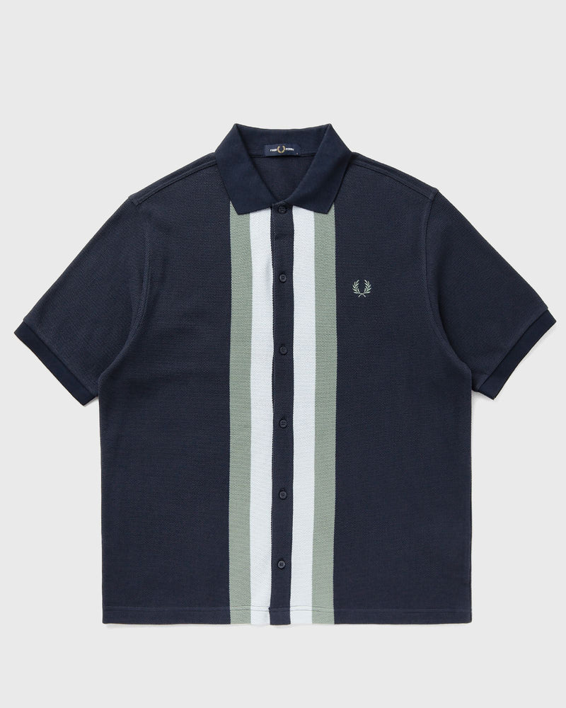Fred Perry Panelled Button Through Polos Multi