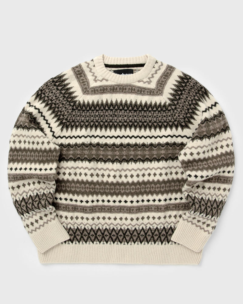Barbour Hase Crew Neck Brown|beige