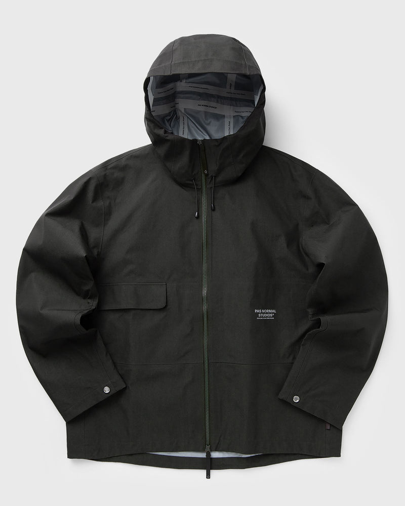 Pas Normal Studios Off-Race 3L Cotton Shell Jacket Green