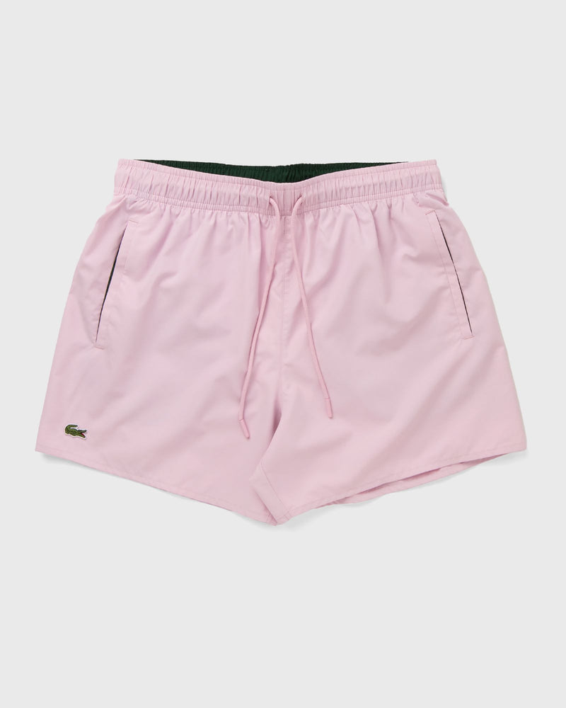 Lacoste Quick-Dry Swim Trunks Pink