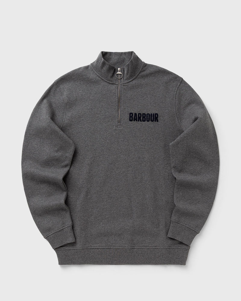 Barbour Cotes Half Zip Mid Grey