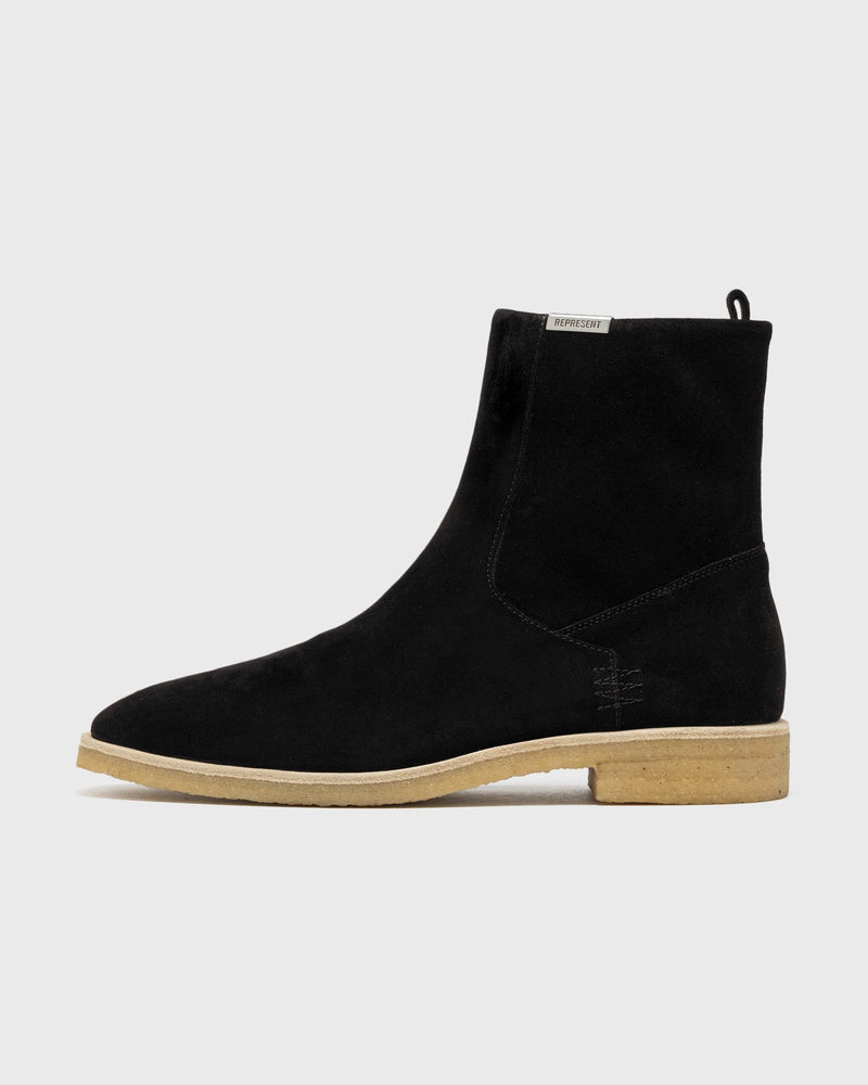 Represent Crepe Chelsea Boot Black