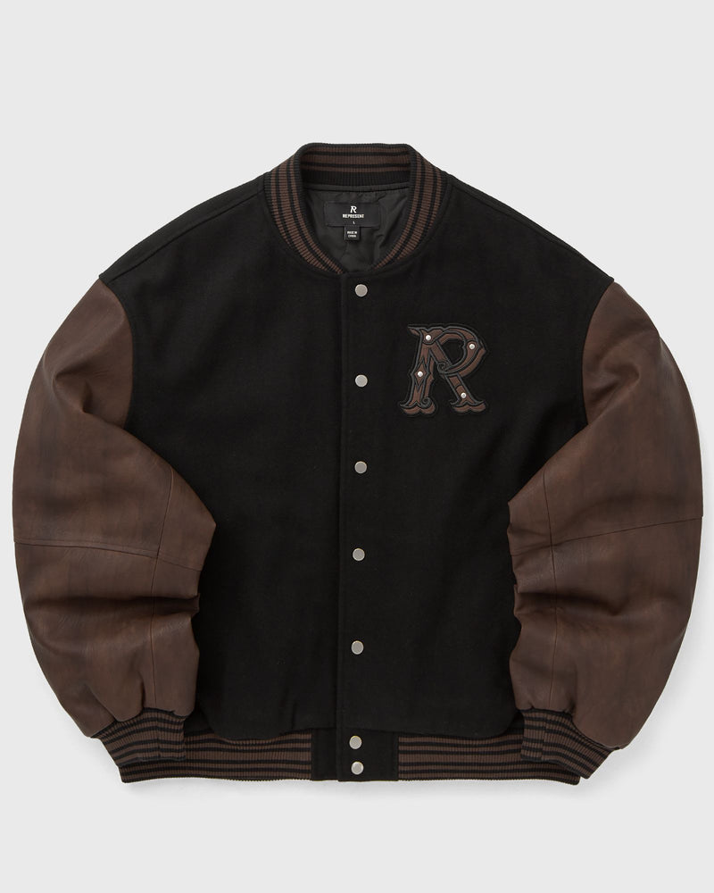 Represent Varsity Bomber Black|brown
