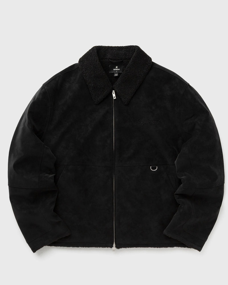 Represent Shearling Jacket Black