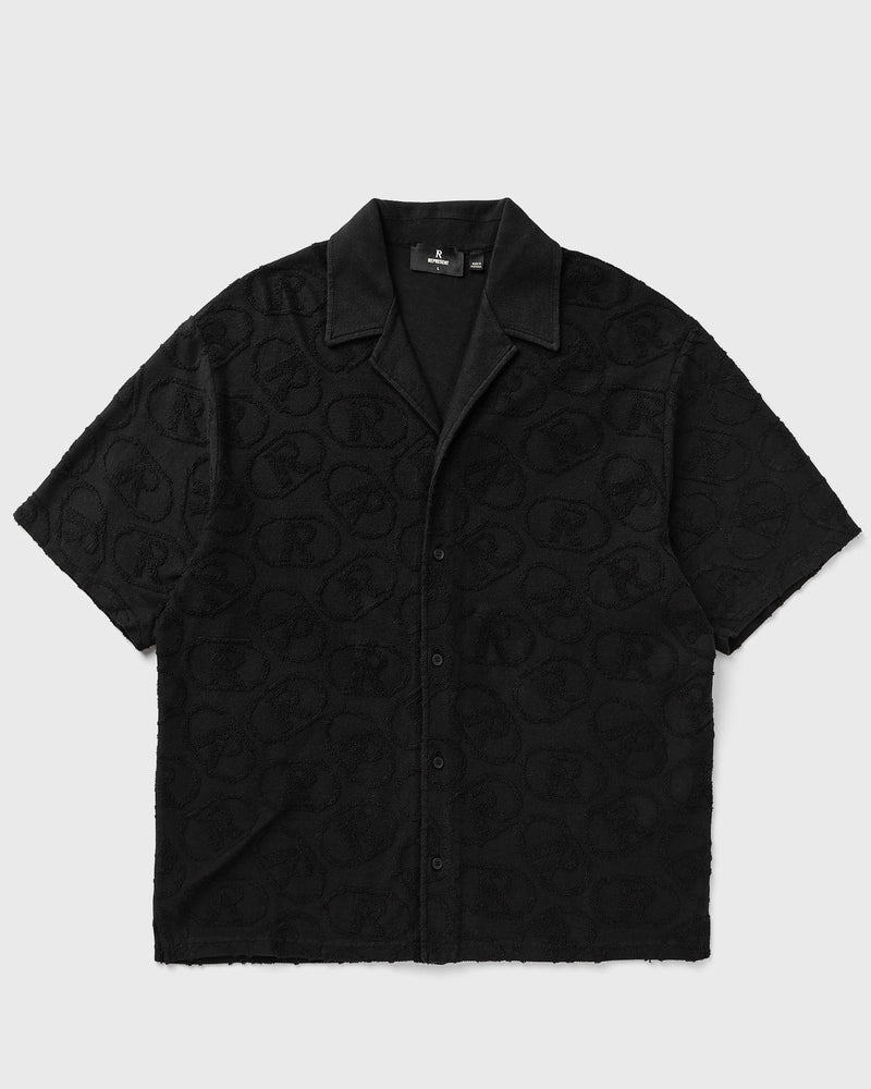 Represent Aop Towel Shirt Black