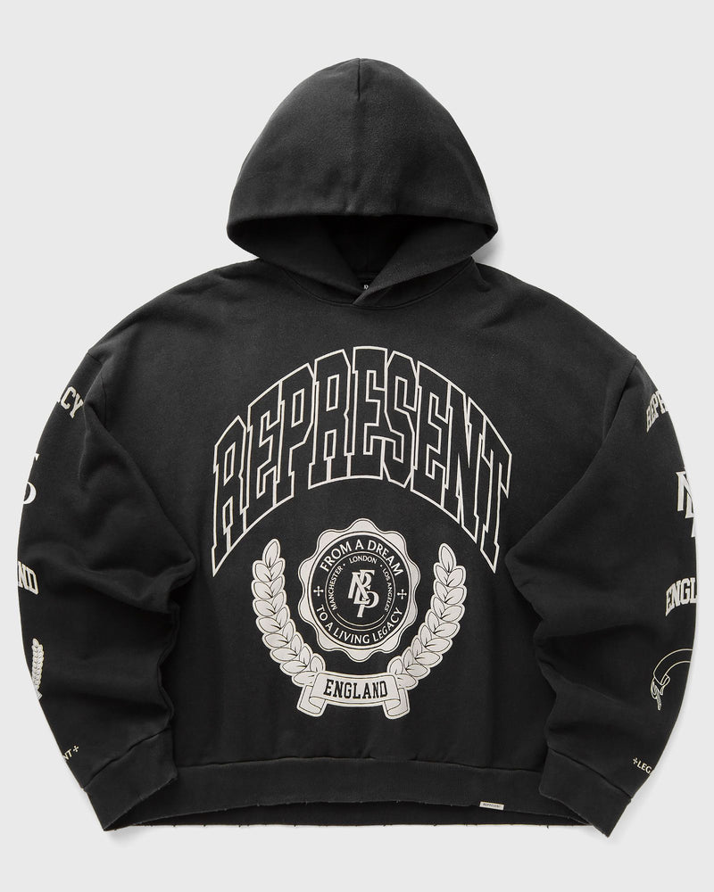Represent Legacy Crest Hoodie Black
