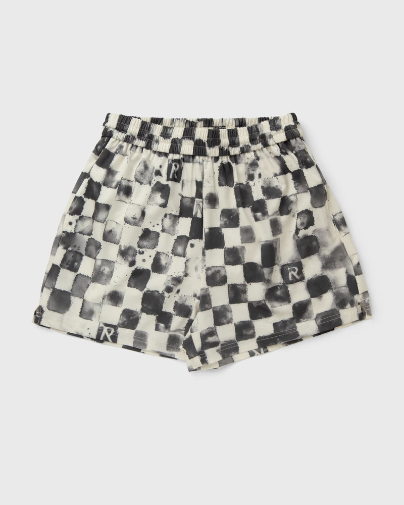 Represent Pool Side Swim Short Black|white