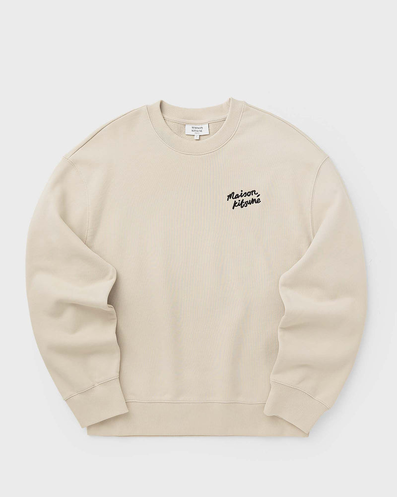 Maison Kitsune Handwriting Comfort Sweatshirt Beige