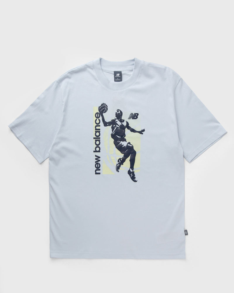 New Balance Hoops Graphic Vintage Tee Blue