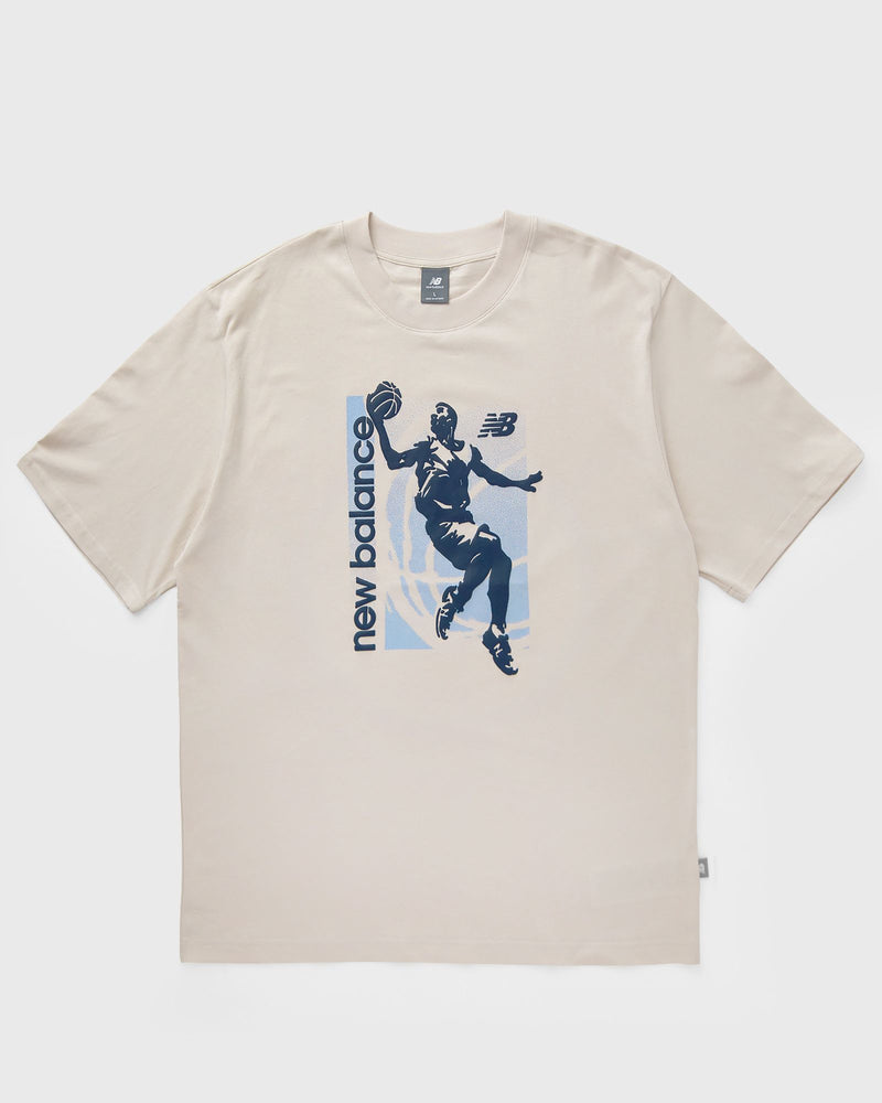 New Balance Hoops Graphic Vintage Tee Beige