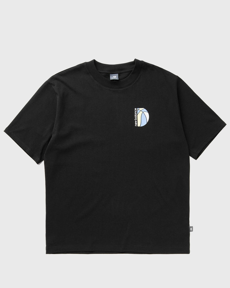 New Balance Hoops Mosaic Court Graphic Tee Black