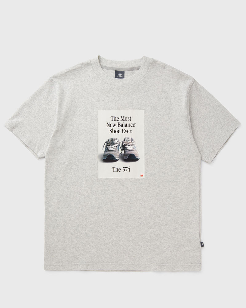 New Balance 574 Ad Tee Grey