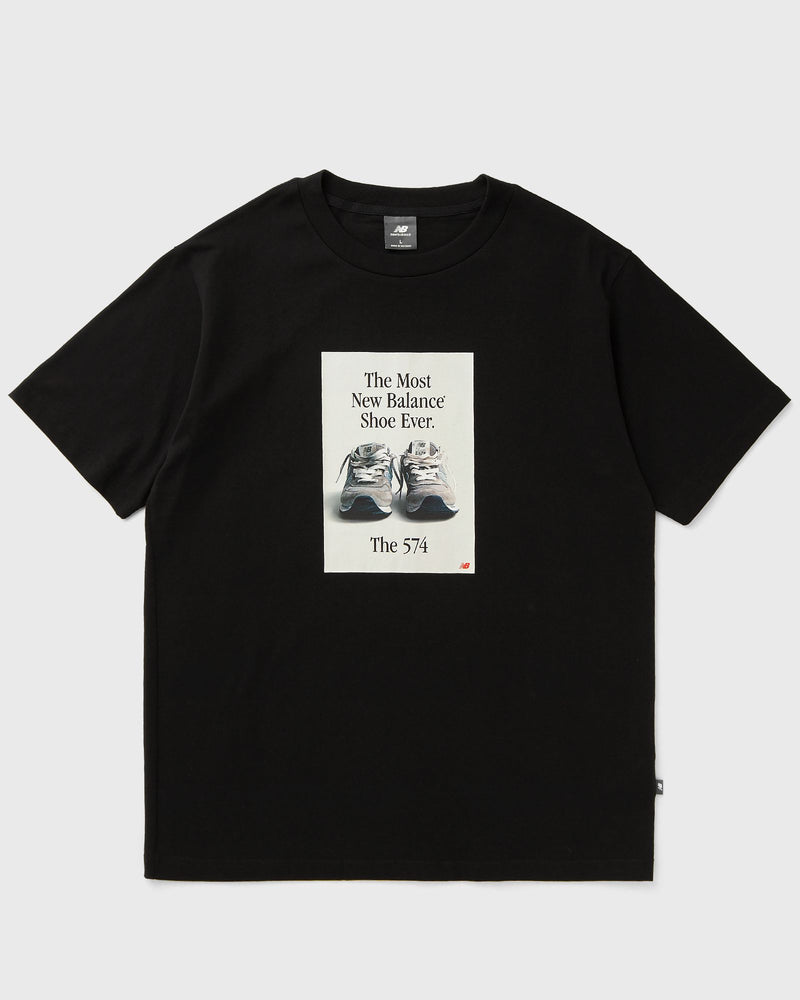 New Balance 574 Ad Tee Black