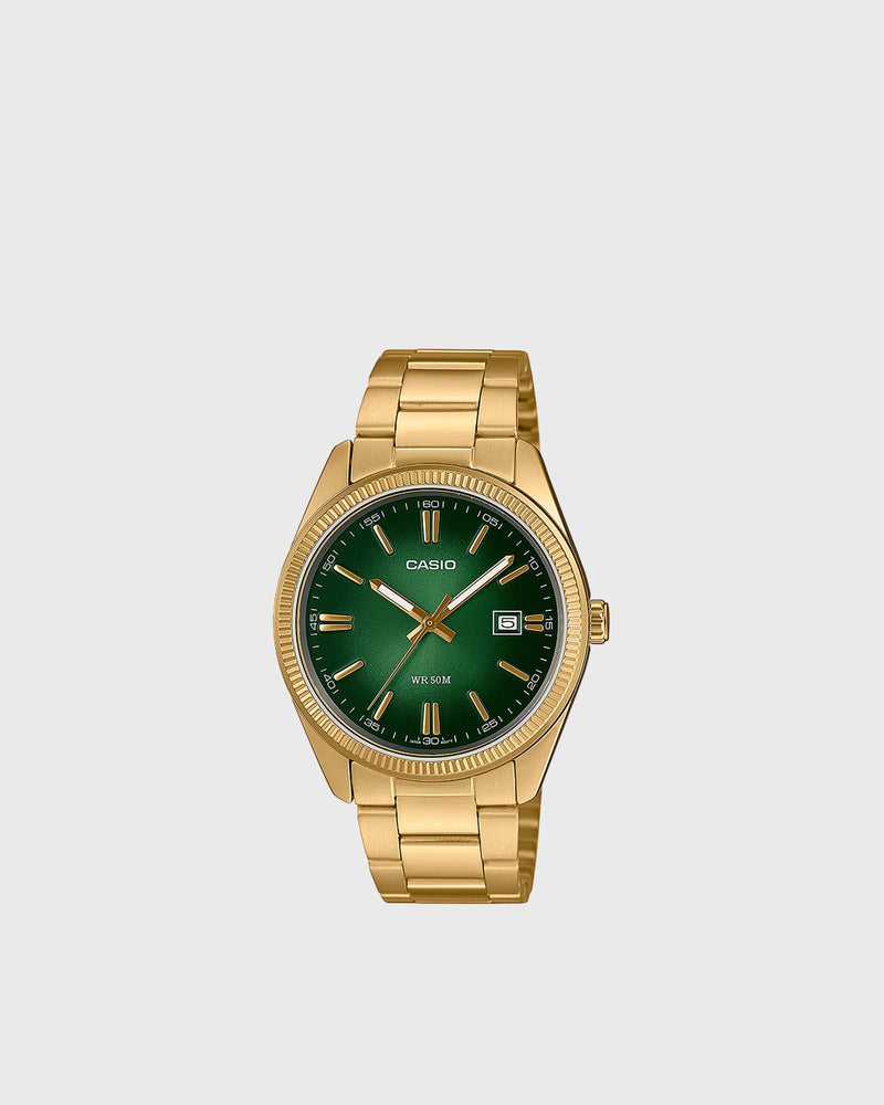 Casio Mtp-1302PGC-3Avef Gold|green