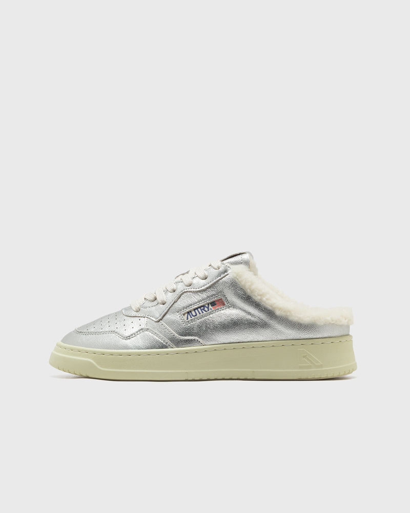 Autry Action Shoes Womens Mule Low Silver