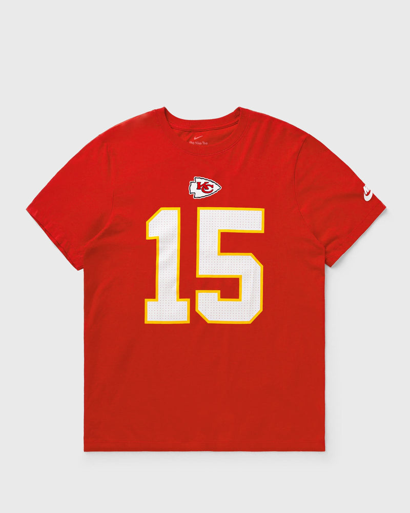 Nike NFL Kansas City Chiefs Name and Number T-Shirt Patrick Mahomes 15 Red