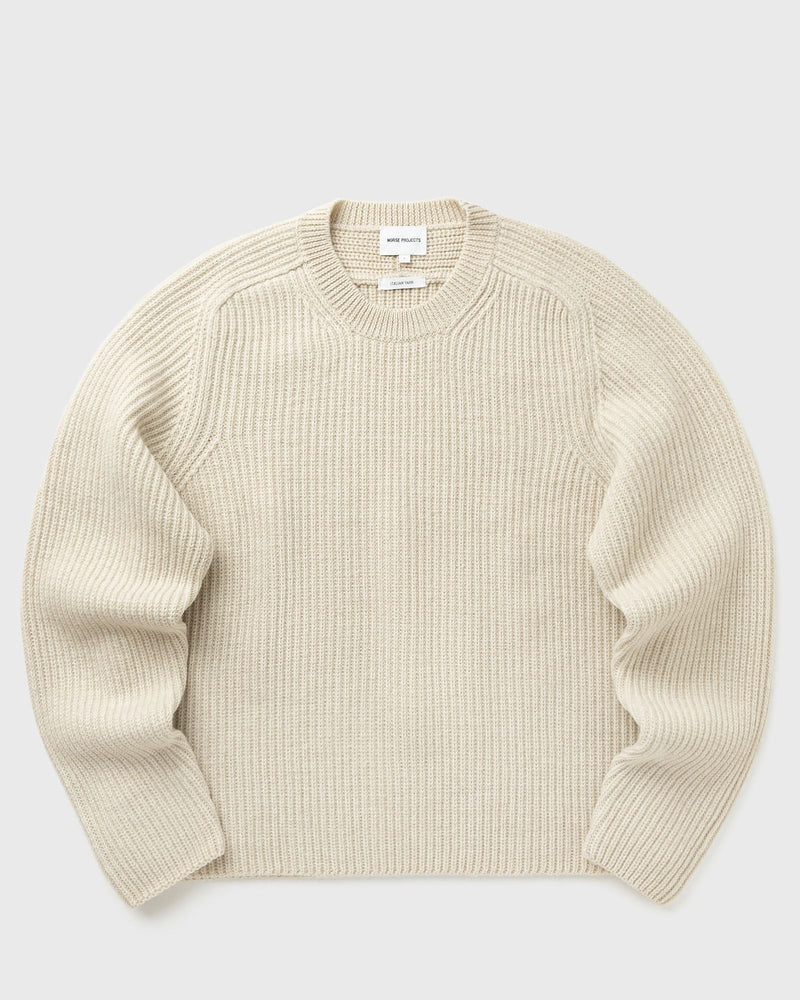 Norse Projects Sigurd Military Rib Crew Neck Beige