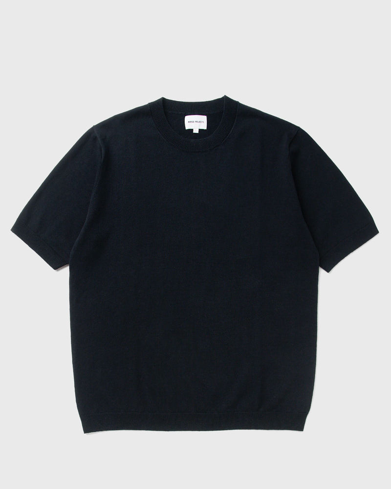 Norse Projects Rhys Cotton Linen Tee Blue