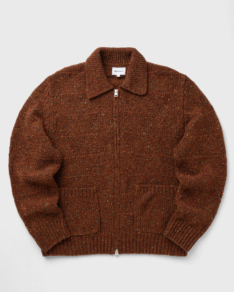 Norse Projects Erik Donegal Diamond Jacket Orange