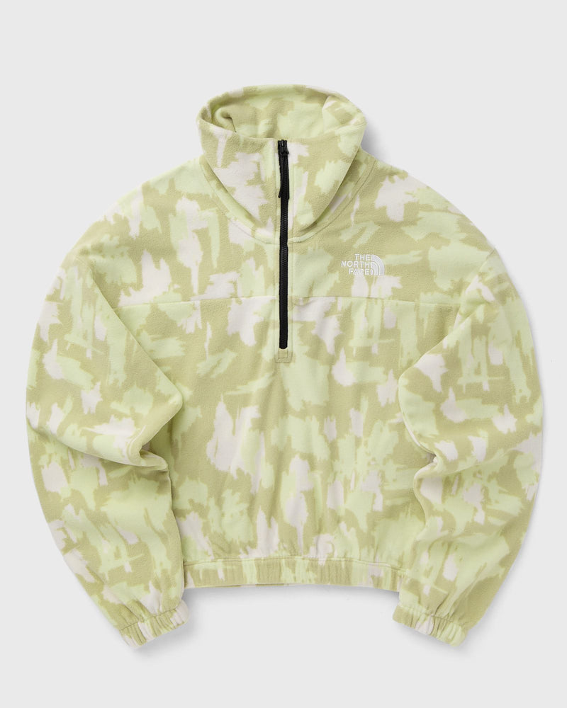 The North Face Womens Mountain Athletics Fleece 1/4 Zip-Prin Yellow