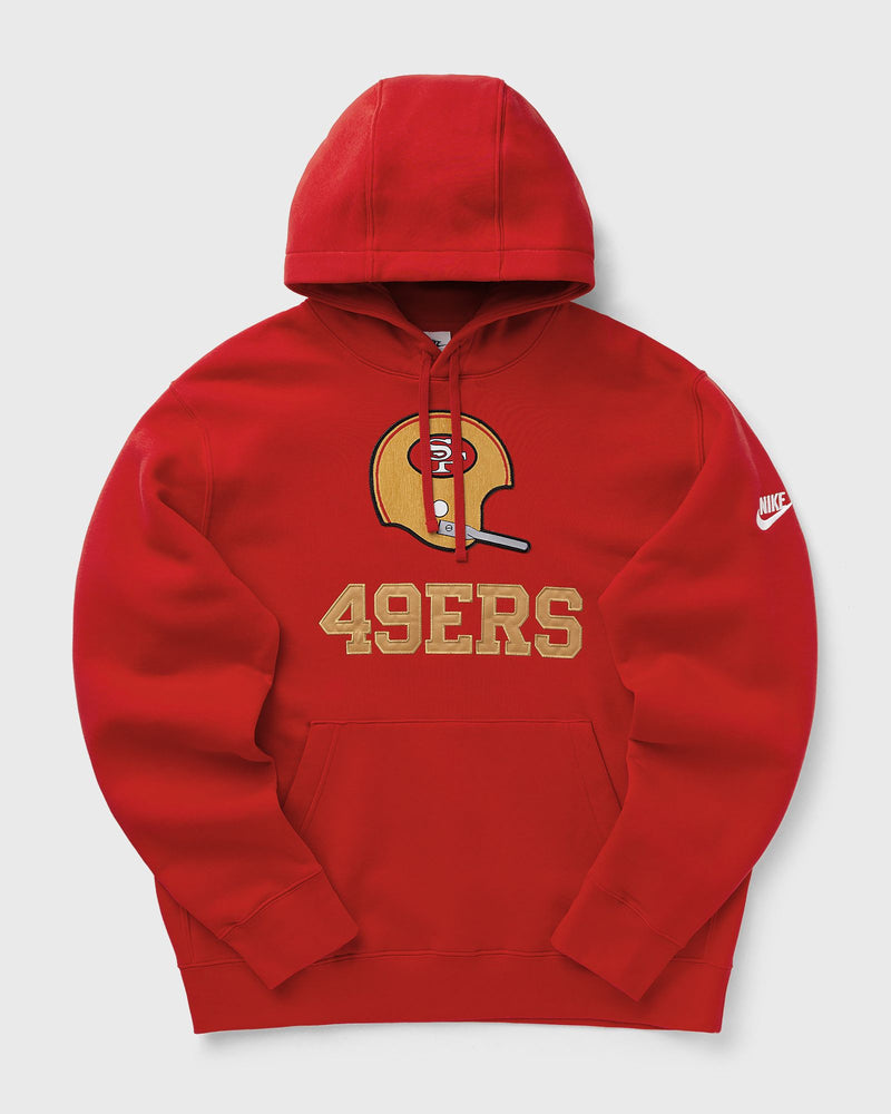 Nike NFL San Francisco 49ERS Rewind Club Hoodie Red