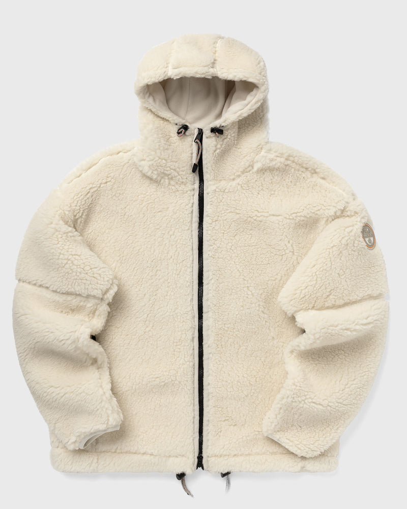 Napapijri Fleece Hoodie Jacket Beige