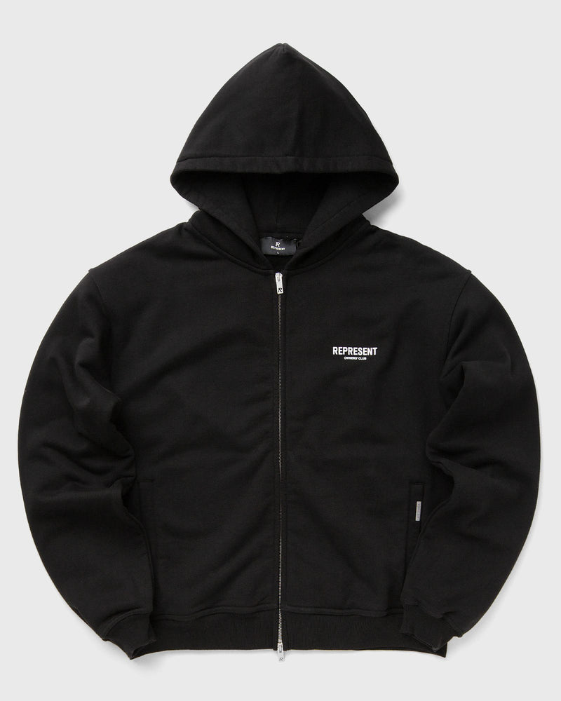 Represent Owners Club Zip Hoodie Black