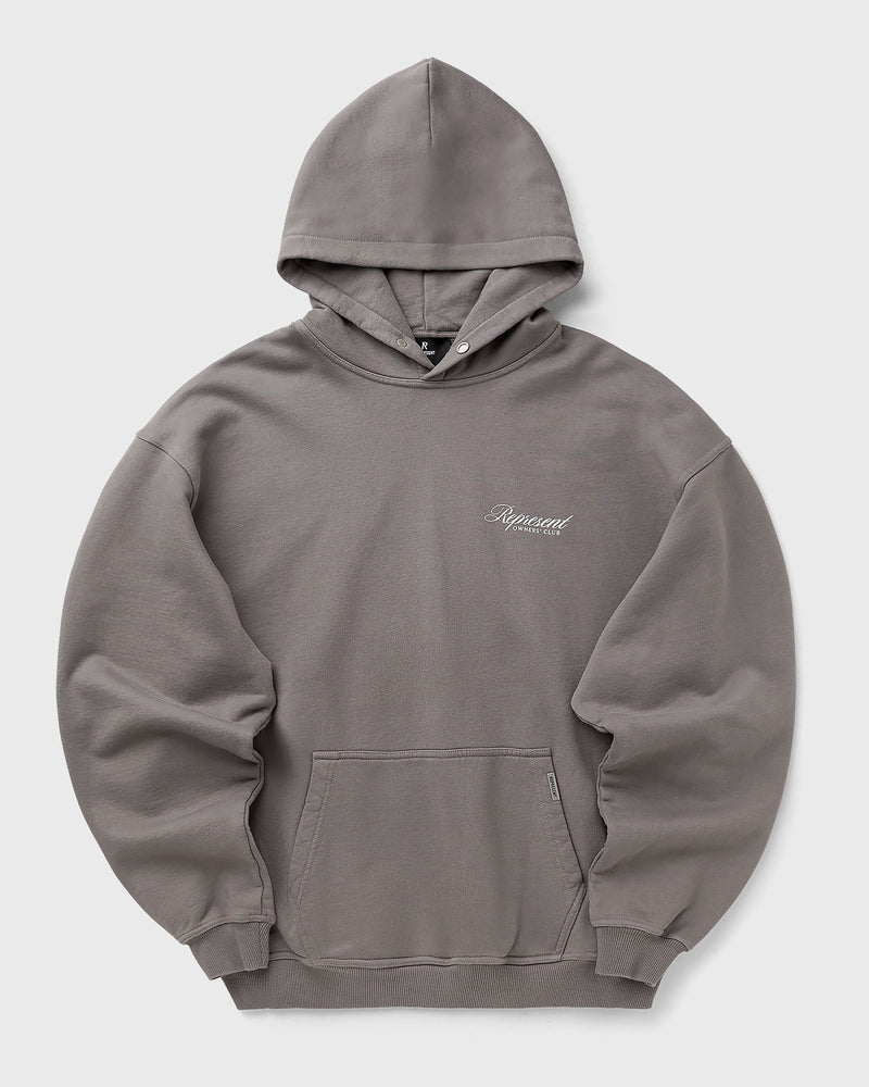 Represent Owners Club Script Hoodie Grey