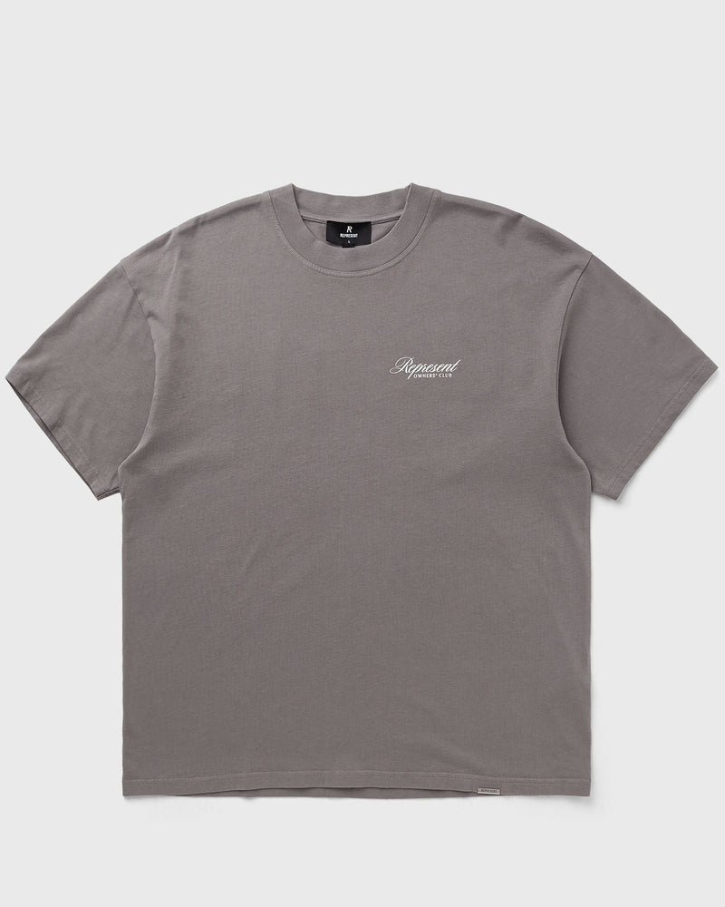 Represent Owners Club Script T-Shirt Grey