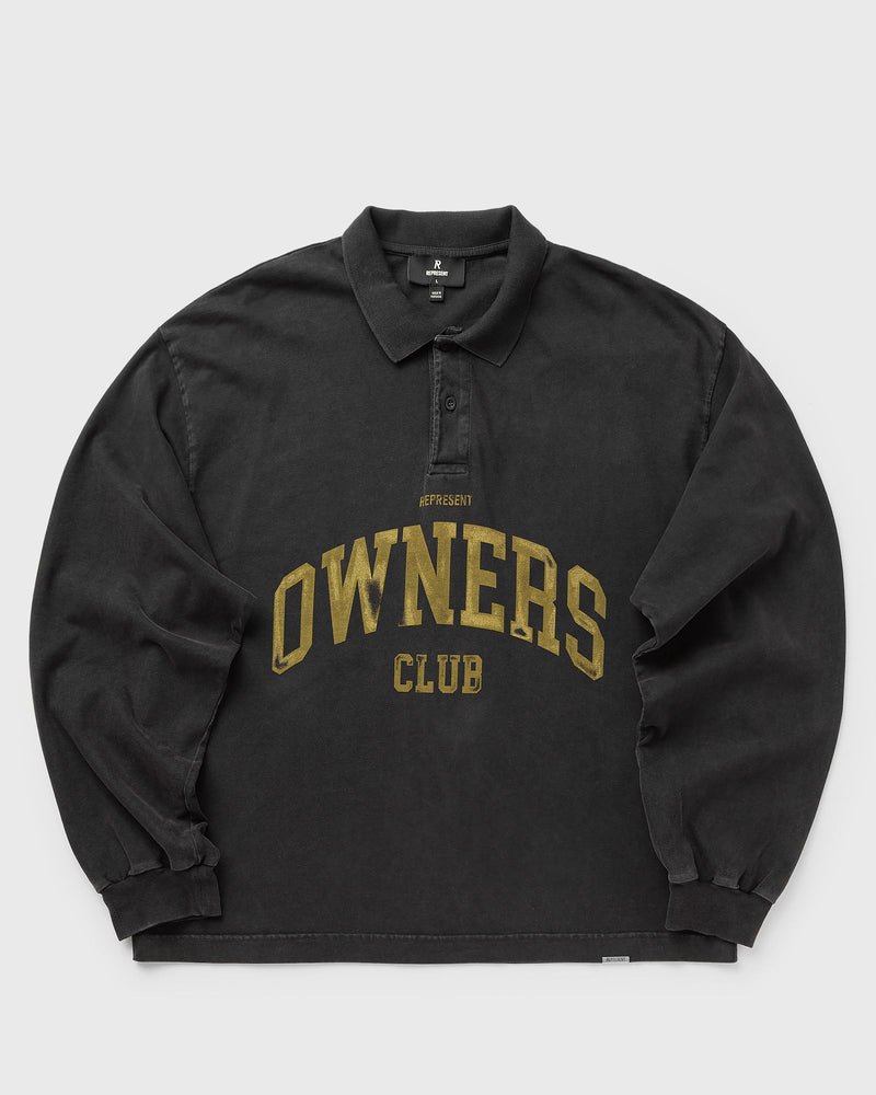 Represent Owners Rugby Polo Black