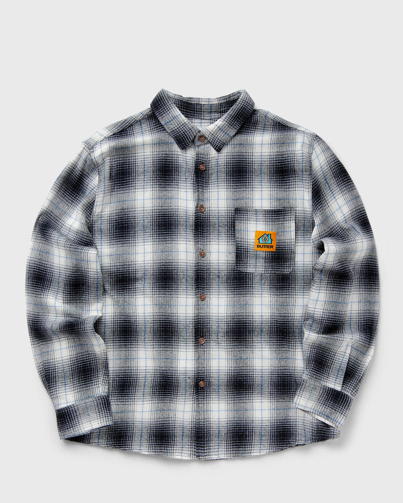 Butter Goods Appliance Plaid Shirt Black|white