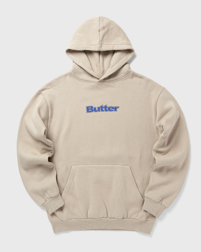 Butter Goods Outline Logo Pullover Hood Yellow