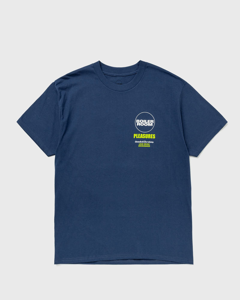 Pleasures X Boiler Room Turntable T-Shirt Blue