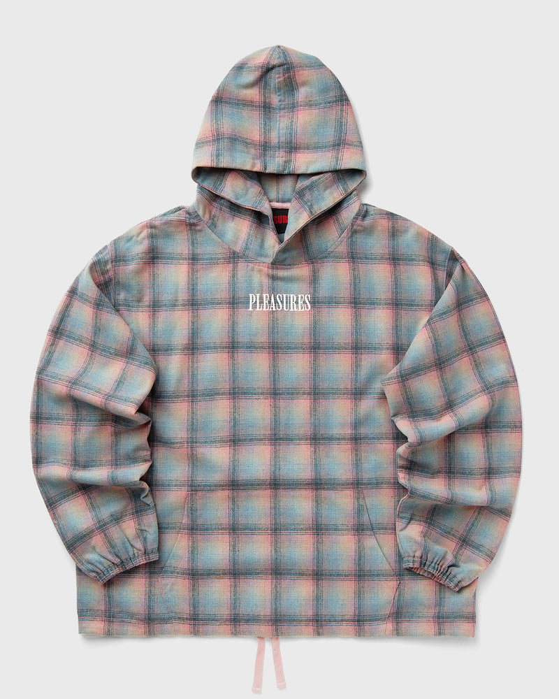 Pleasures Sender Poncho Hoodie Blue|pink