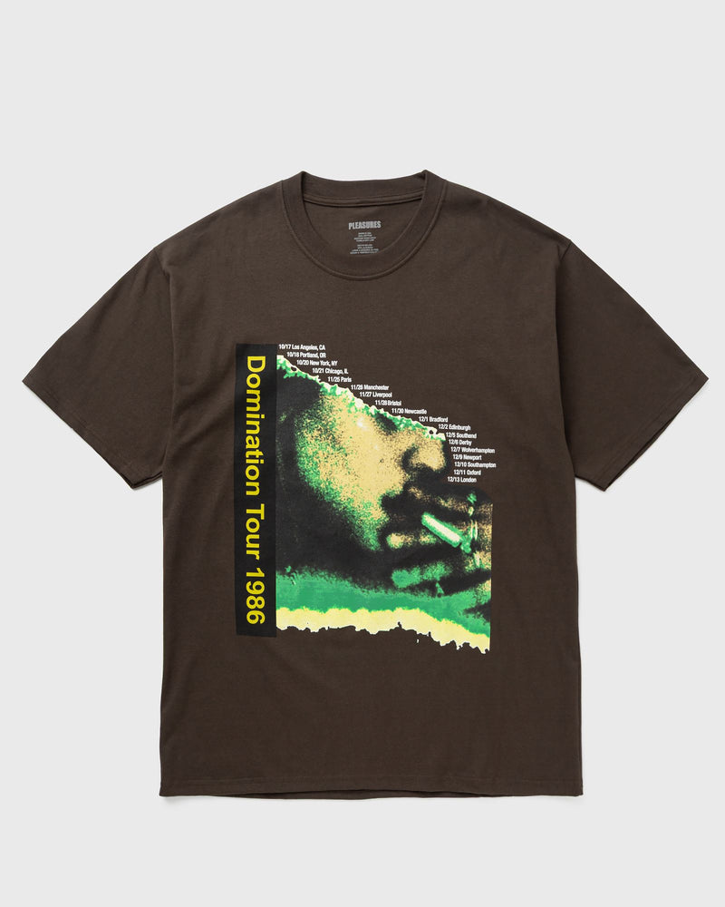 Pleasures Domination T-Shirt Brown