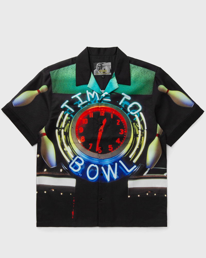 Pleasures Time Bowling Button Up Black