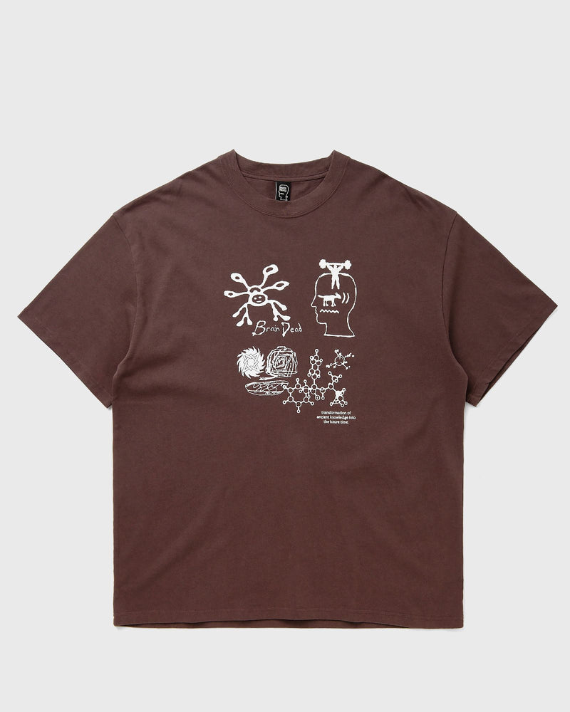 Brain Dead Ancient Knowledge Tee Red
