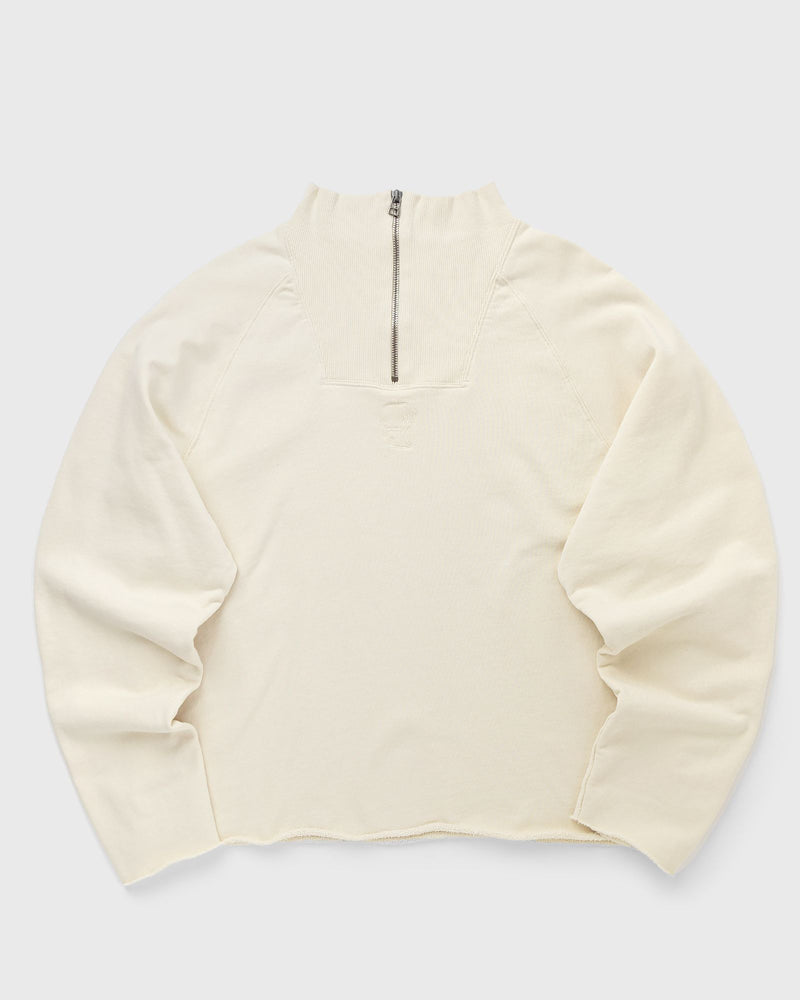 Brain Dead Raglan Mock Neck Pullover Beige