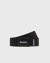Butter Goods Logo Woven Belt Black