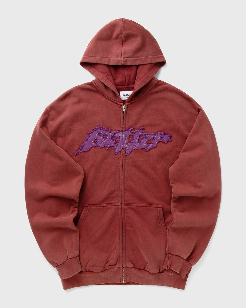 Butter Goods Amplify Zip-Thru Hood Red